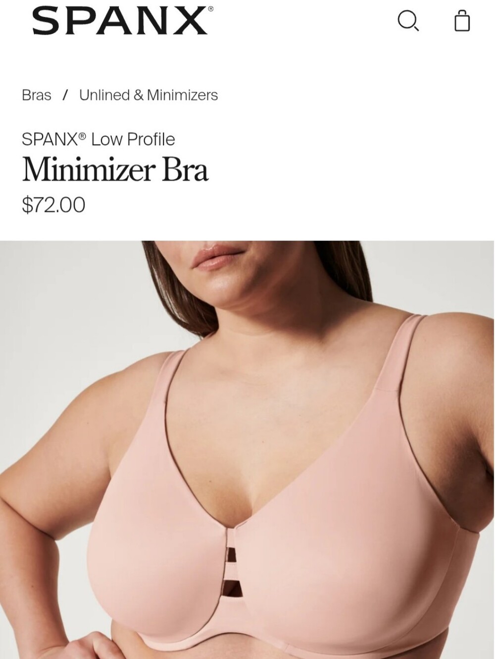 Spanx | Low Profile Minimizer Bra - Picture 4 of 10